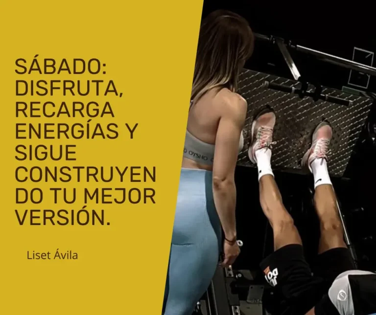 Frases motivadoras sábado